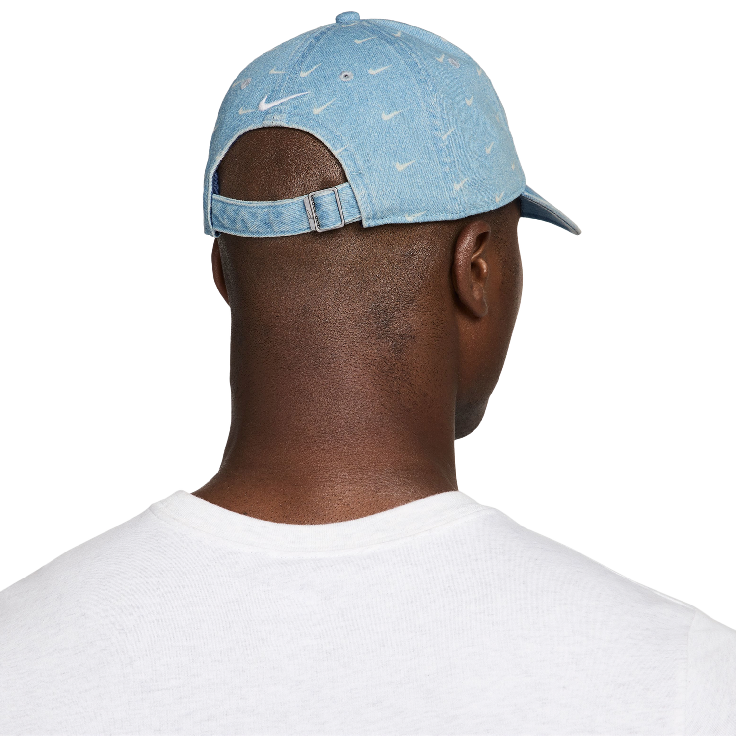 Nike Denim AOP Club Cap - Men's - Blue/White