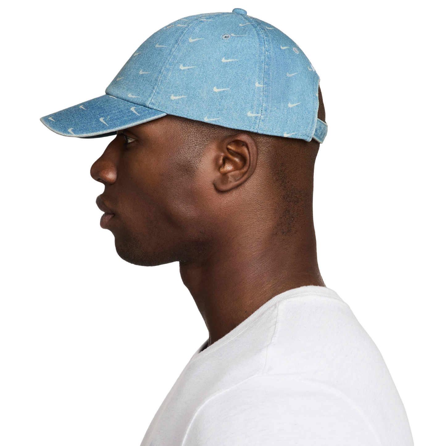 Nike Denim AOP Club Cap - Men's - Blue/White