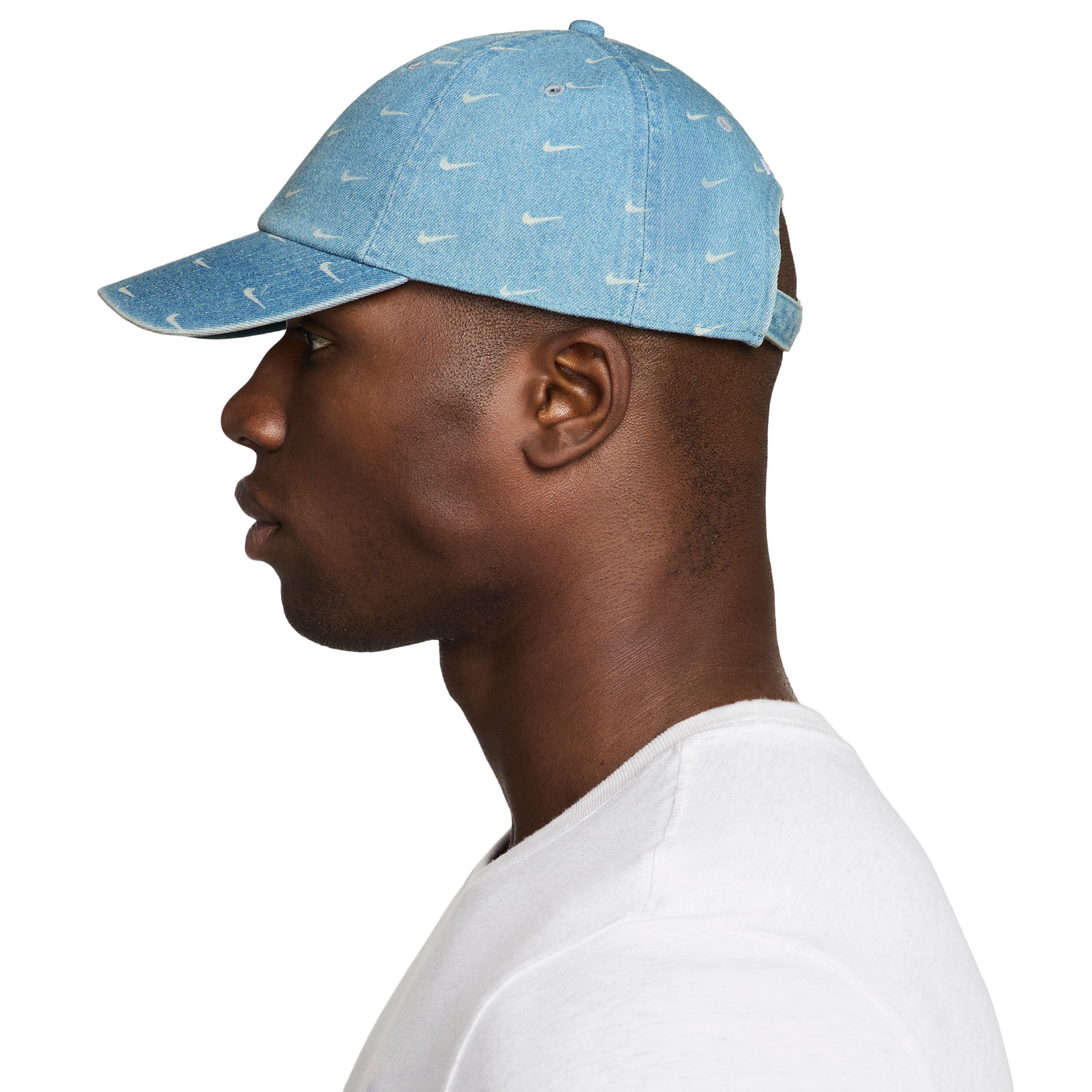 Nike Denim AOP Club Cap - Men's - Blue/White