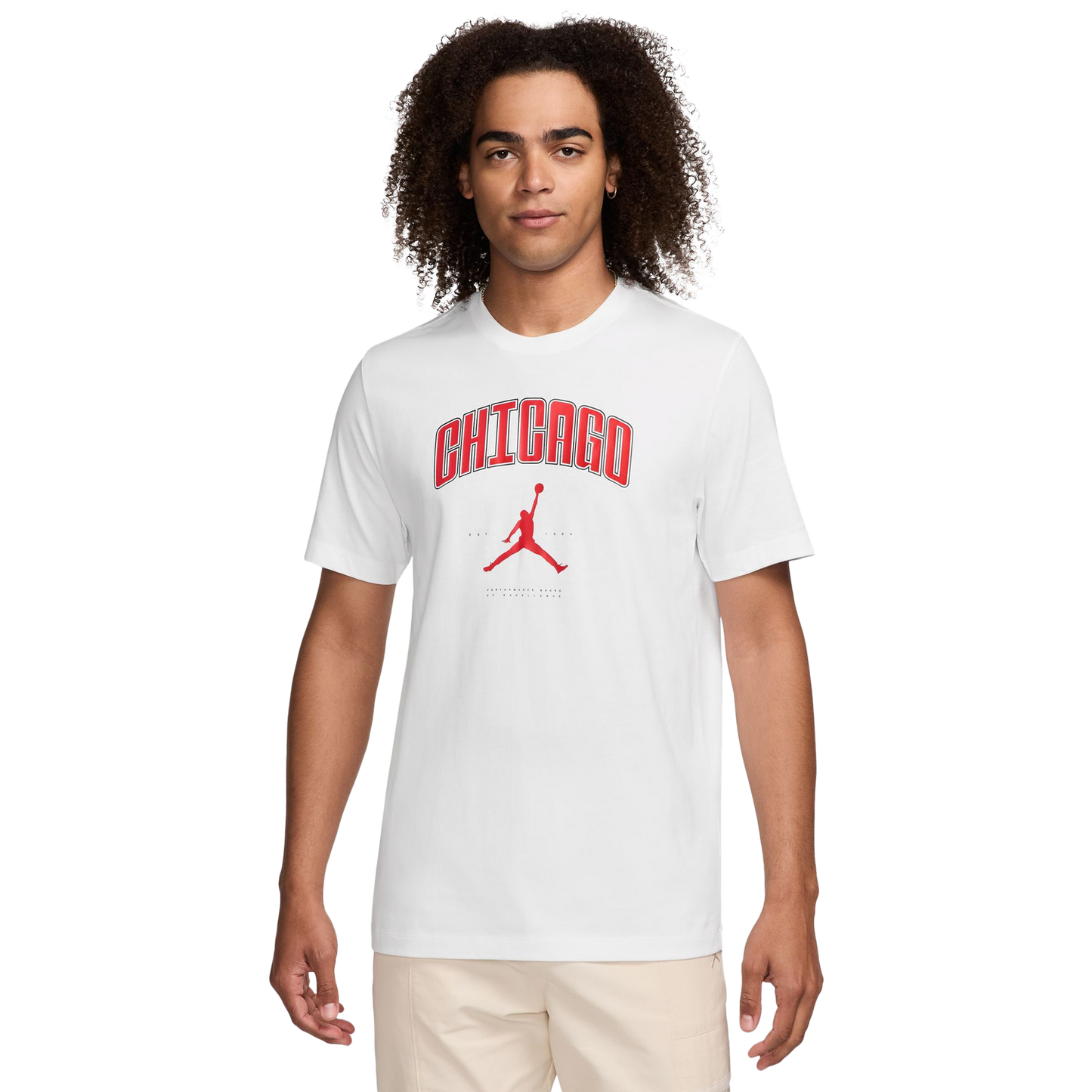 Jordan Chicago City LBR Short Sleeve Crew - Men's - White