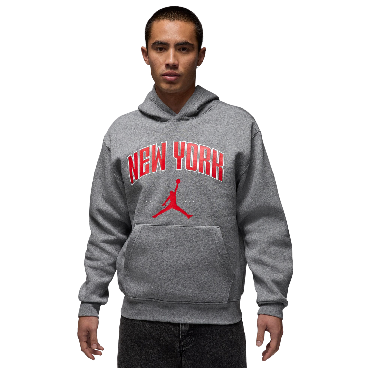 Jordan New York City HBR Fleece Pullover - Men's - Grey