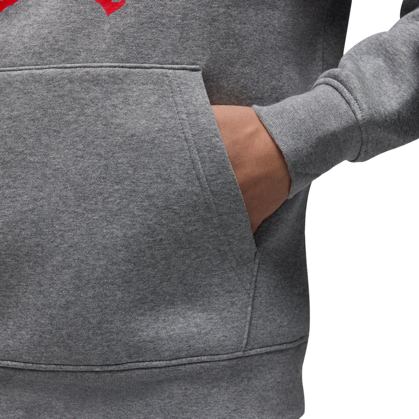 Jordan LA City HBR Pullover Hoodie - Men's - Carbon Heather/Black