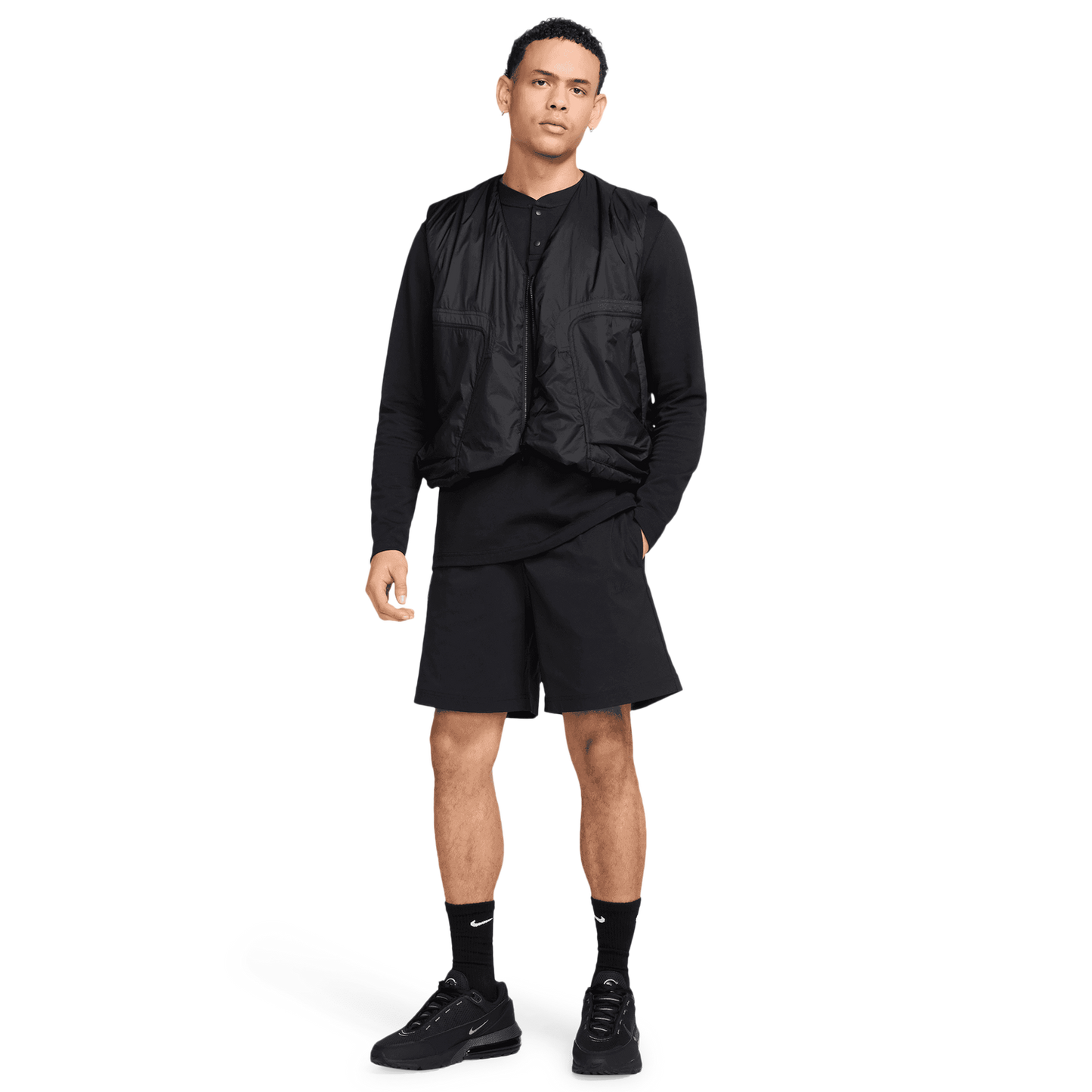 Nike Tech Woven Shorts - Men's - Black/Black