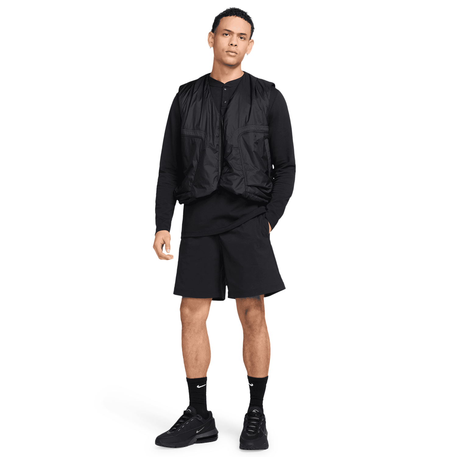 Nike Tech Woven Shorts - Men's - Black/Black