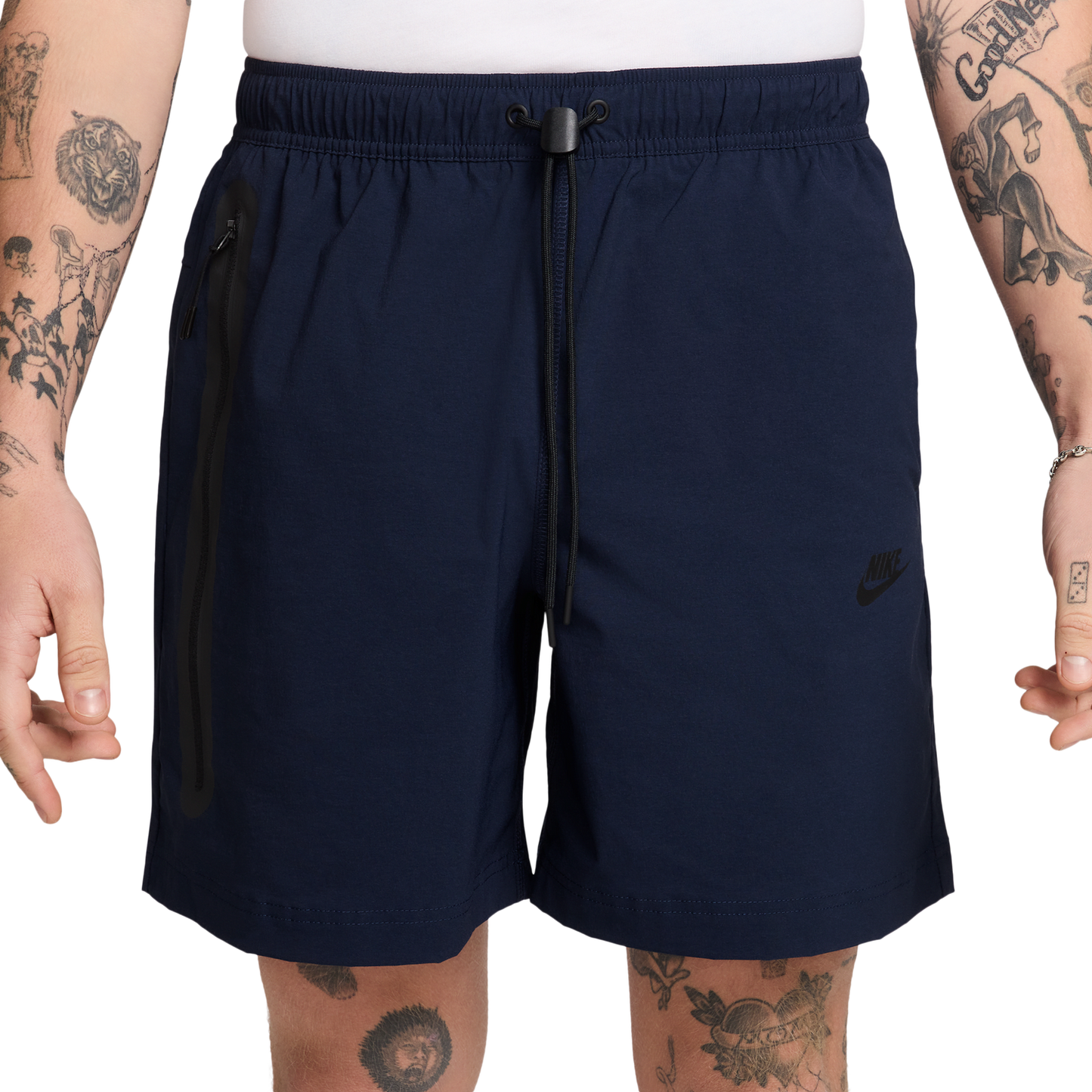 Nike Tech Woven Shorts - Men's - Black/Obsidian