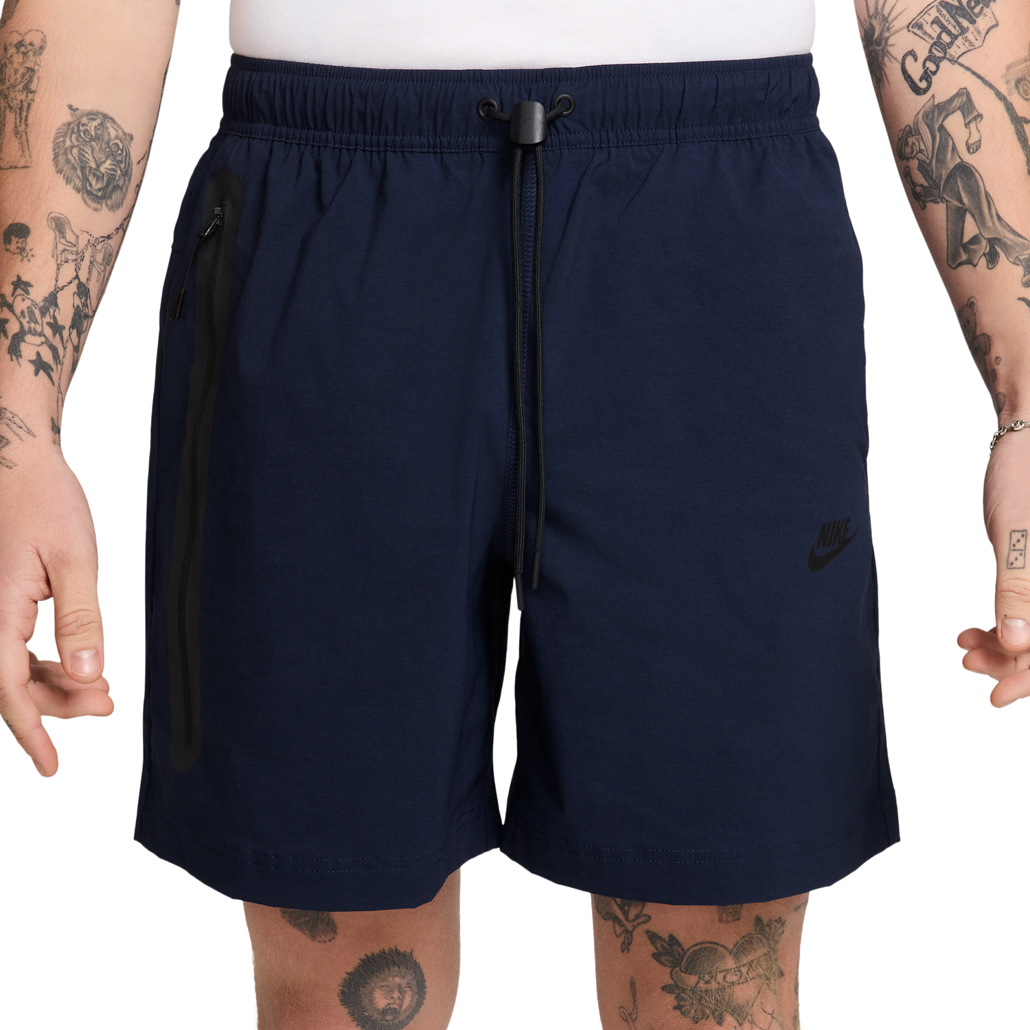 Nike Tech Woven Shorts - Men's - Black/Obsidian