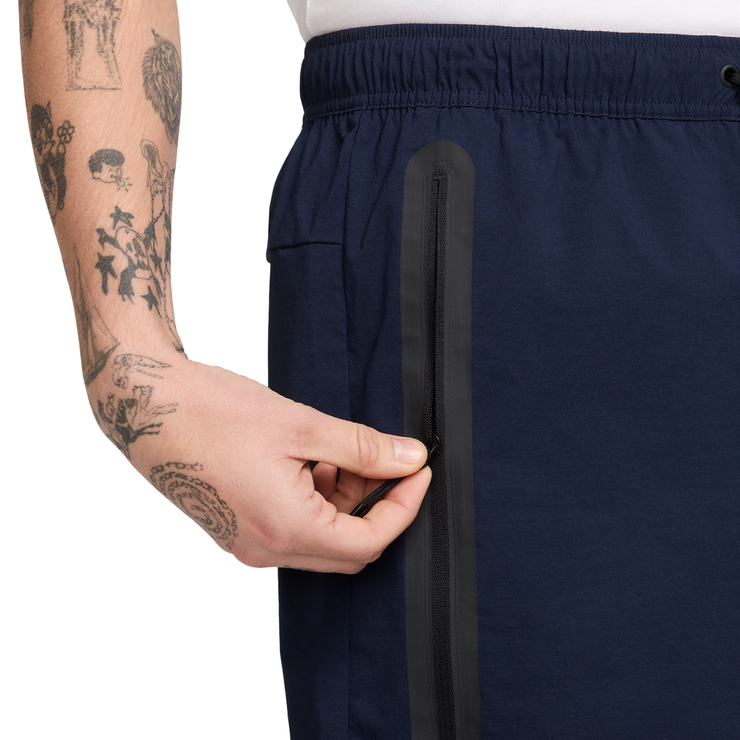 Nike Tech Woven Shorts - Men's - Black/Obsidian