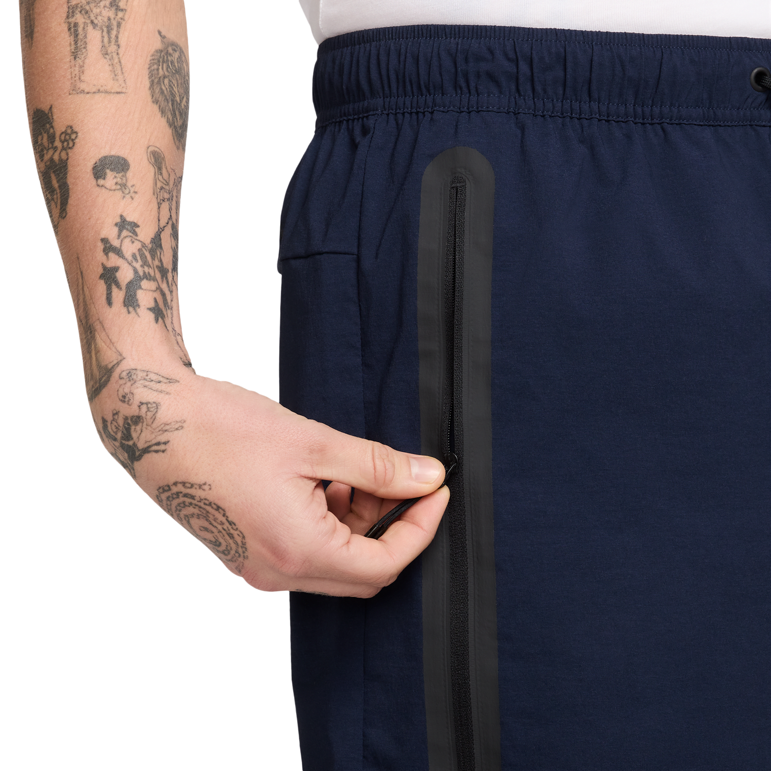 Nike Tech Woven Shorts - Men's - Black/Obsidian