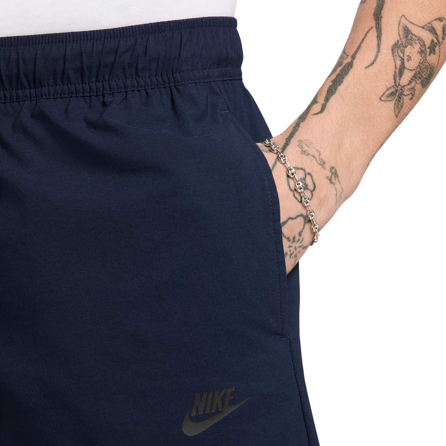 Nike Tech Woven Shorts - Men's - Black/Obsidian
