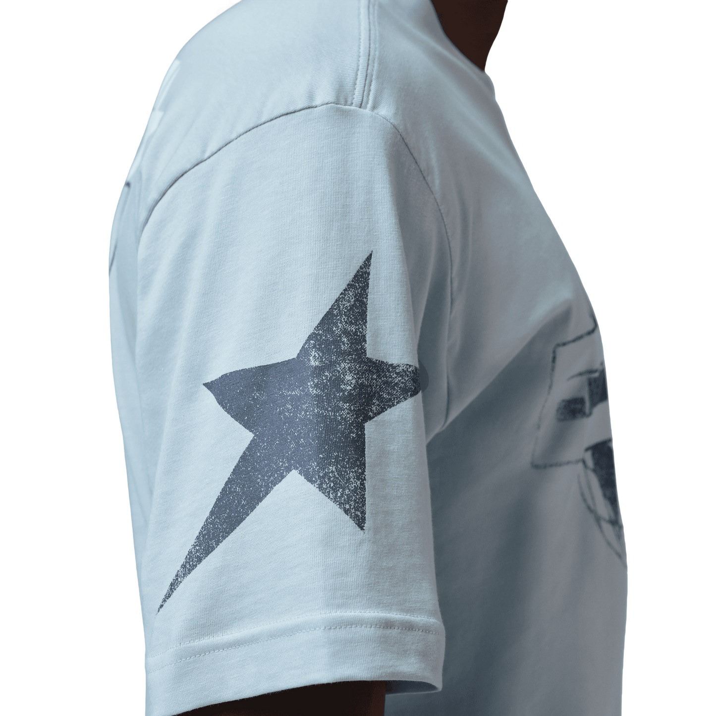 Jordan Star Graphic Short Sleeve Crew - Men's - Aura/Aura