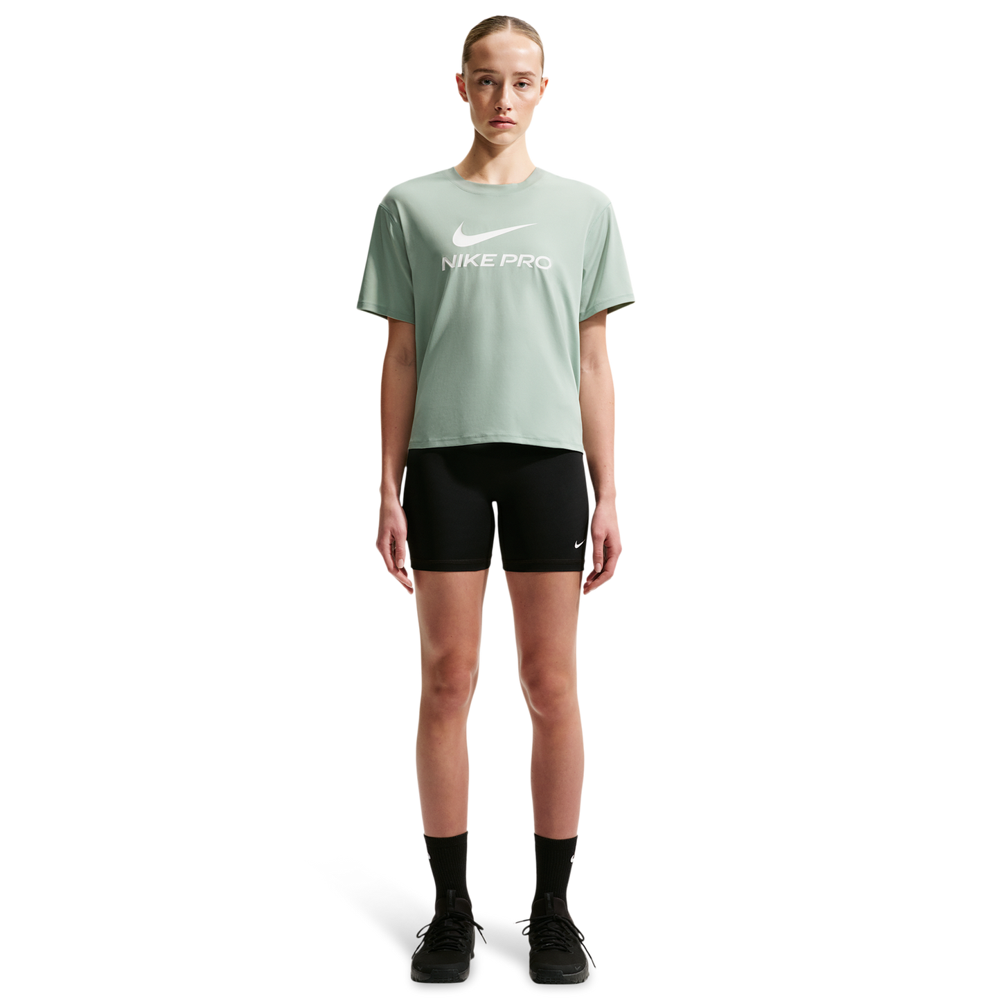 Nike Pro Drifit 365 SS Loose Top - Women's - White/Steam