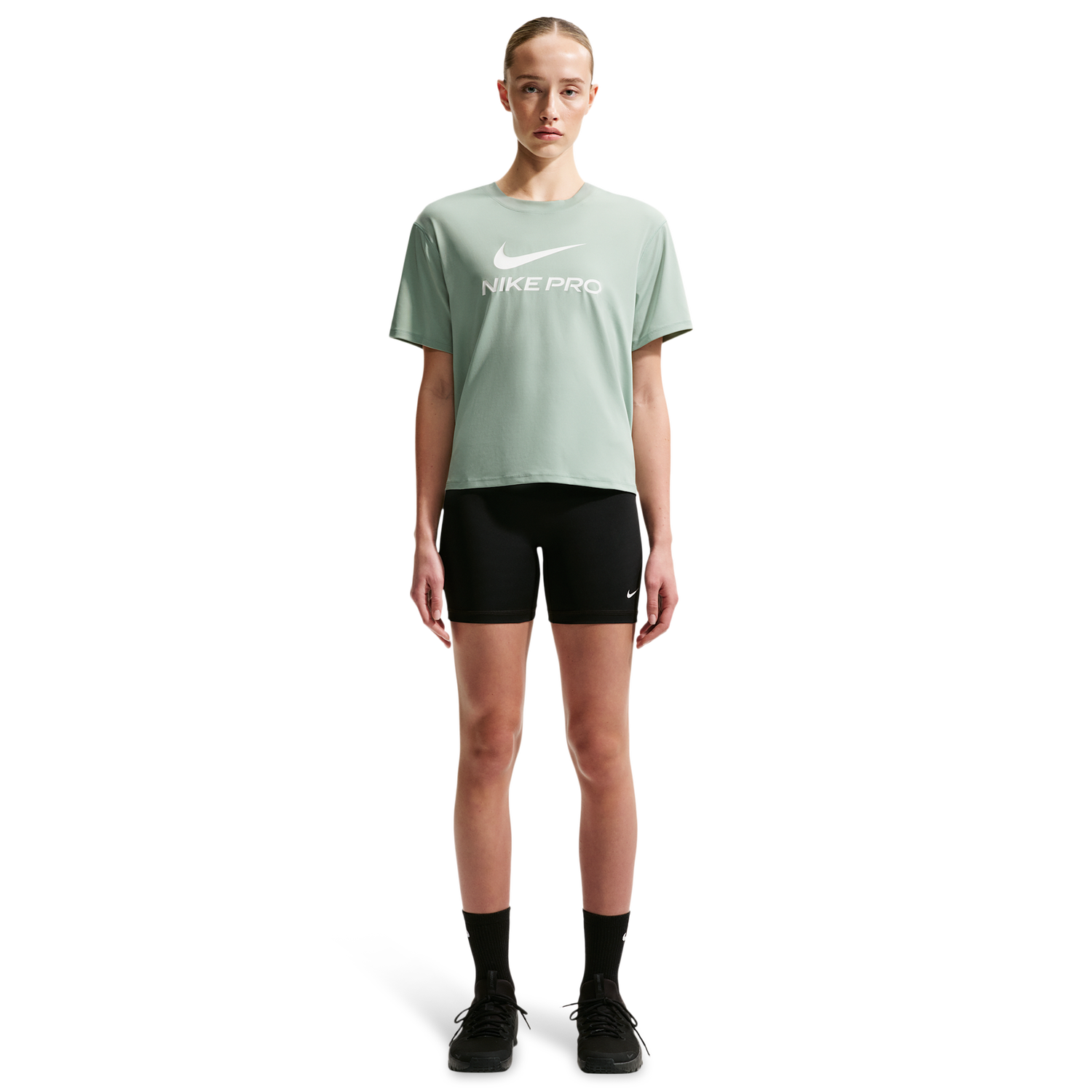 Nike Pro Drifit 365 SS Loose Top - Women's - White/Steam