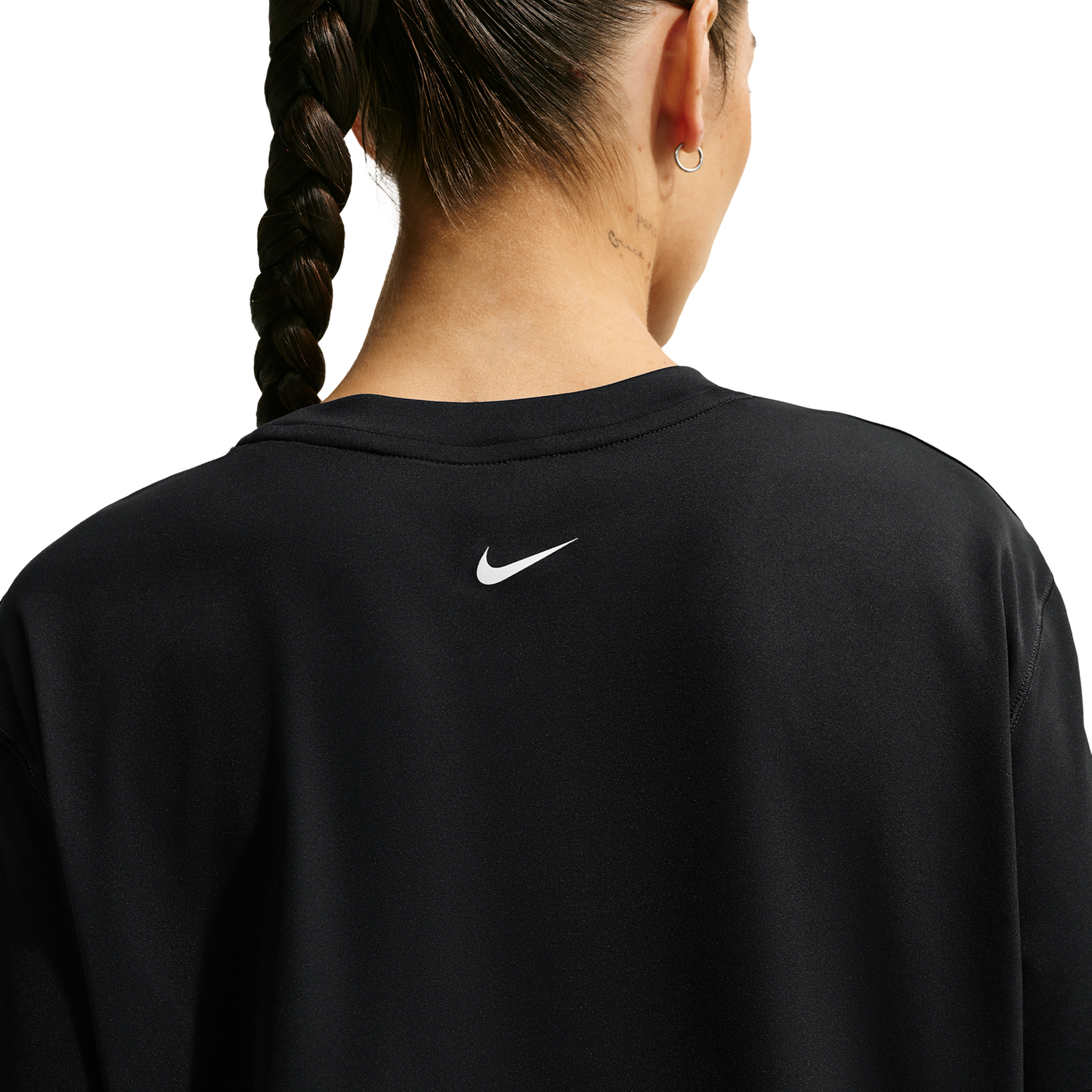 Nike Pro Drifit 365 SS Loose Top - Women's - Black/White