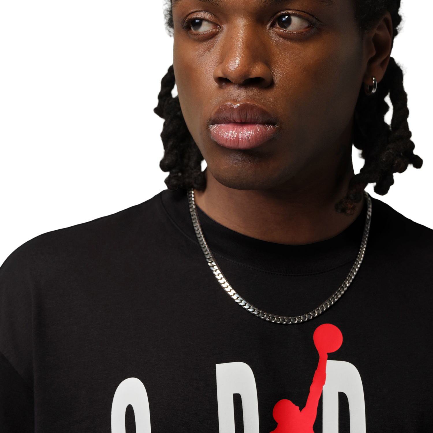 Jordan Stretch Oversized Short Sleeve Crew - Men's - Black