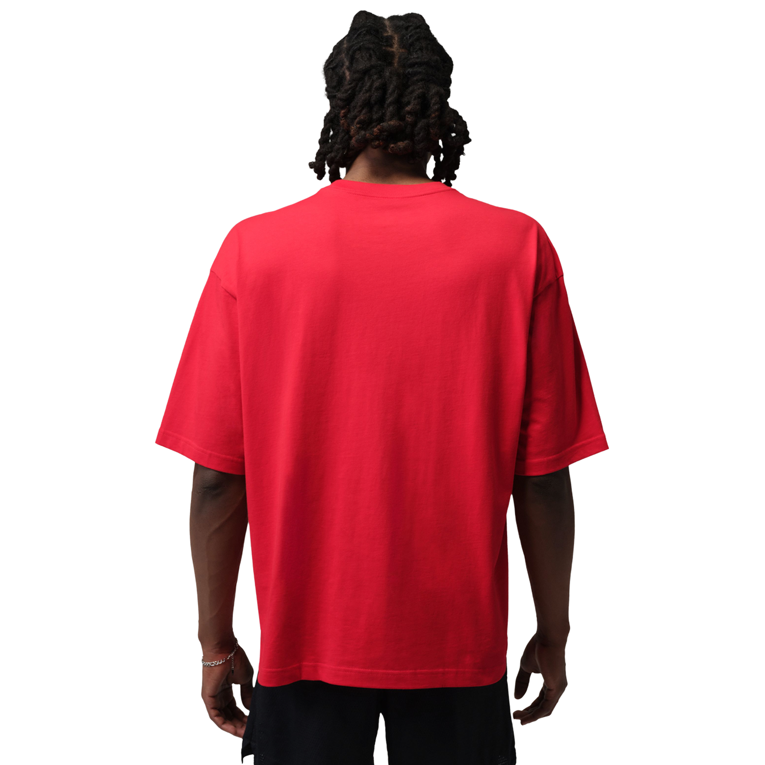 Jordan Stretch Oversized Short Sleeve Crew - Men's - Red