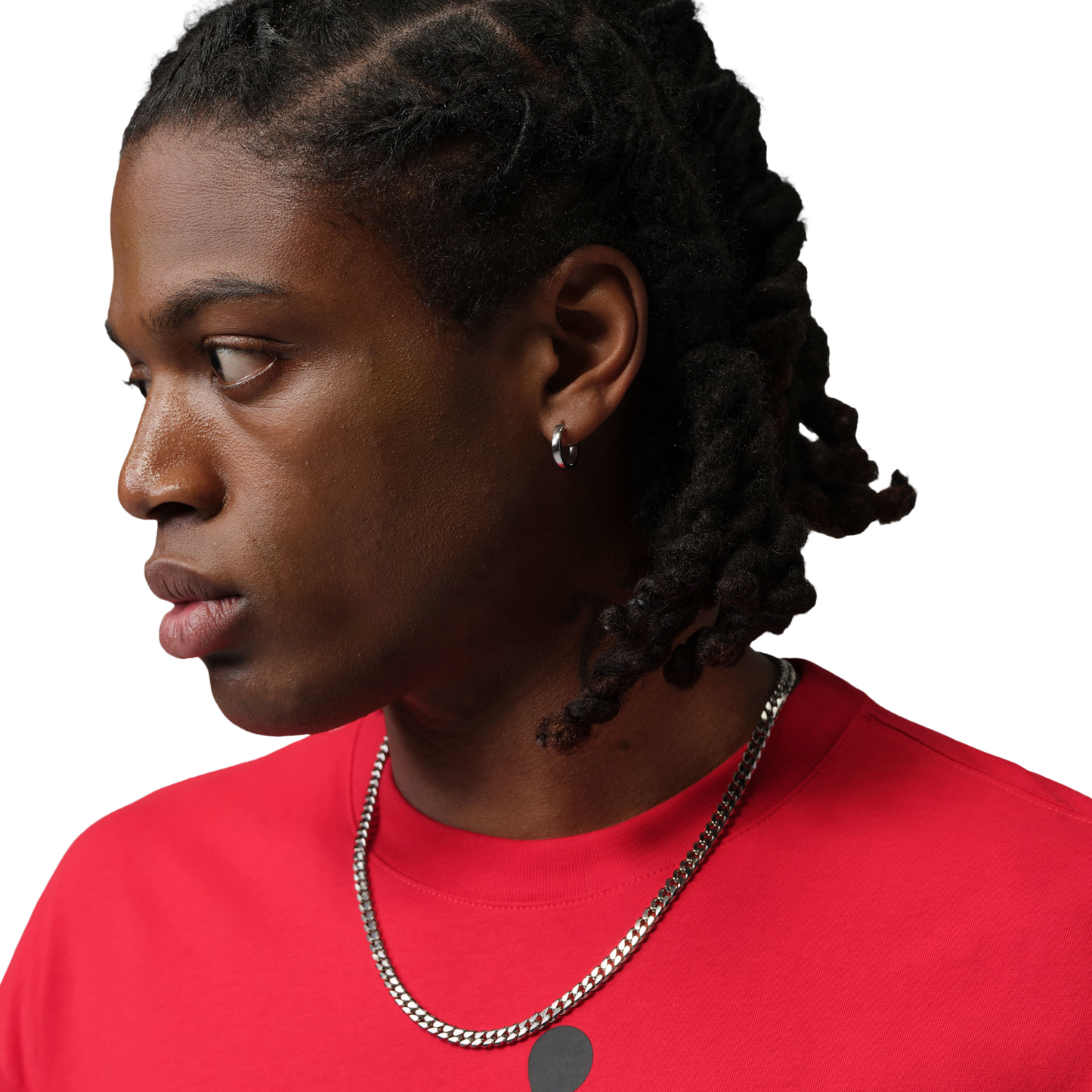 Jordan Stretch Oversized Short Sleeve Crew - Men's - Red
