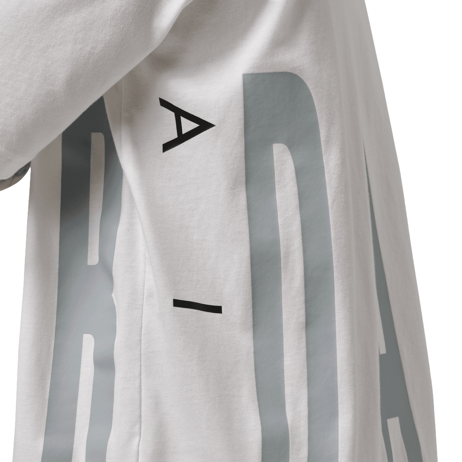 Jordan Torso Stretch Oversized Short Sleeve Crew - Men's - White/Wolf Grey/Black