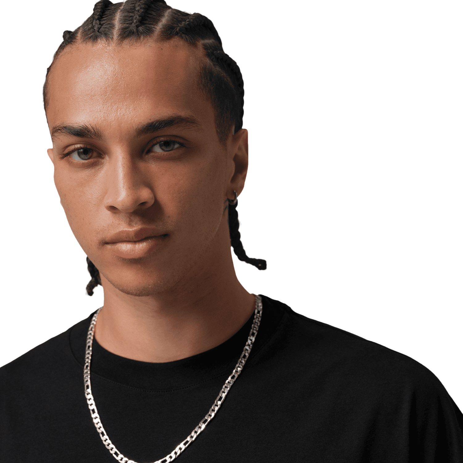 Jordan Back Stretch Oversized Short Sleeve Crew - Men's - Black/Wolf Grey