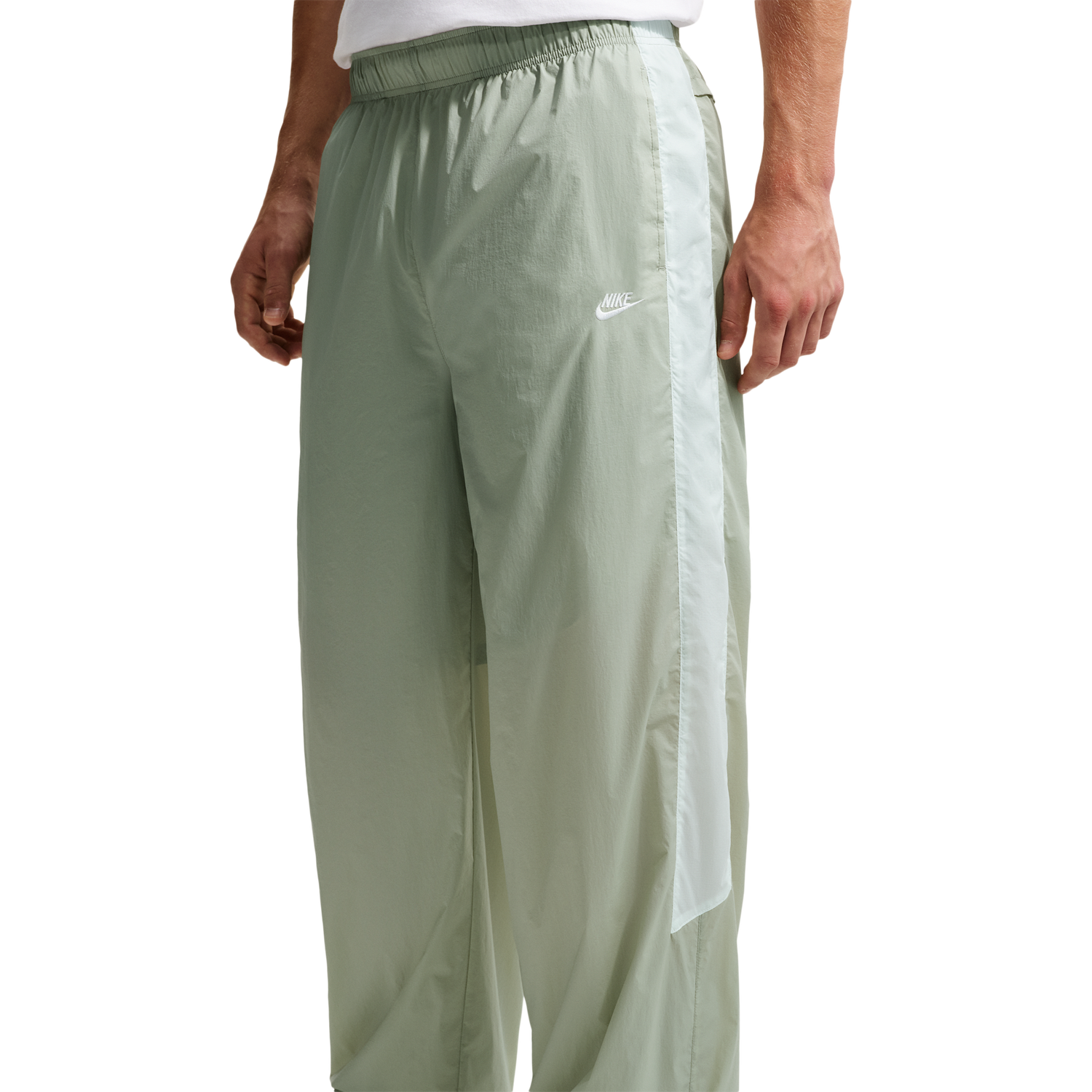 Nike Windrunner Lightweight Unlined UV Pant - Men's - White/Barely Green/Jade Horizon