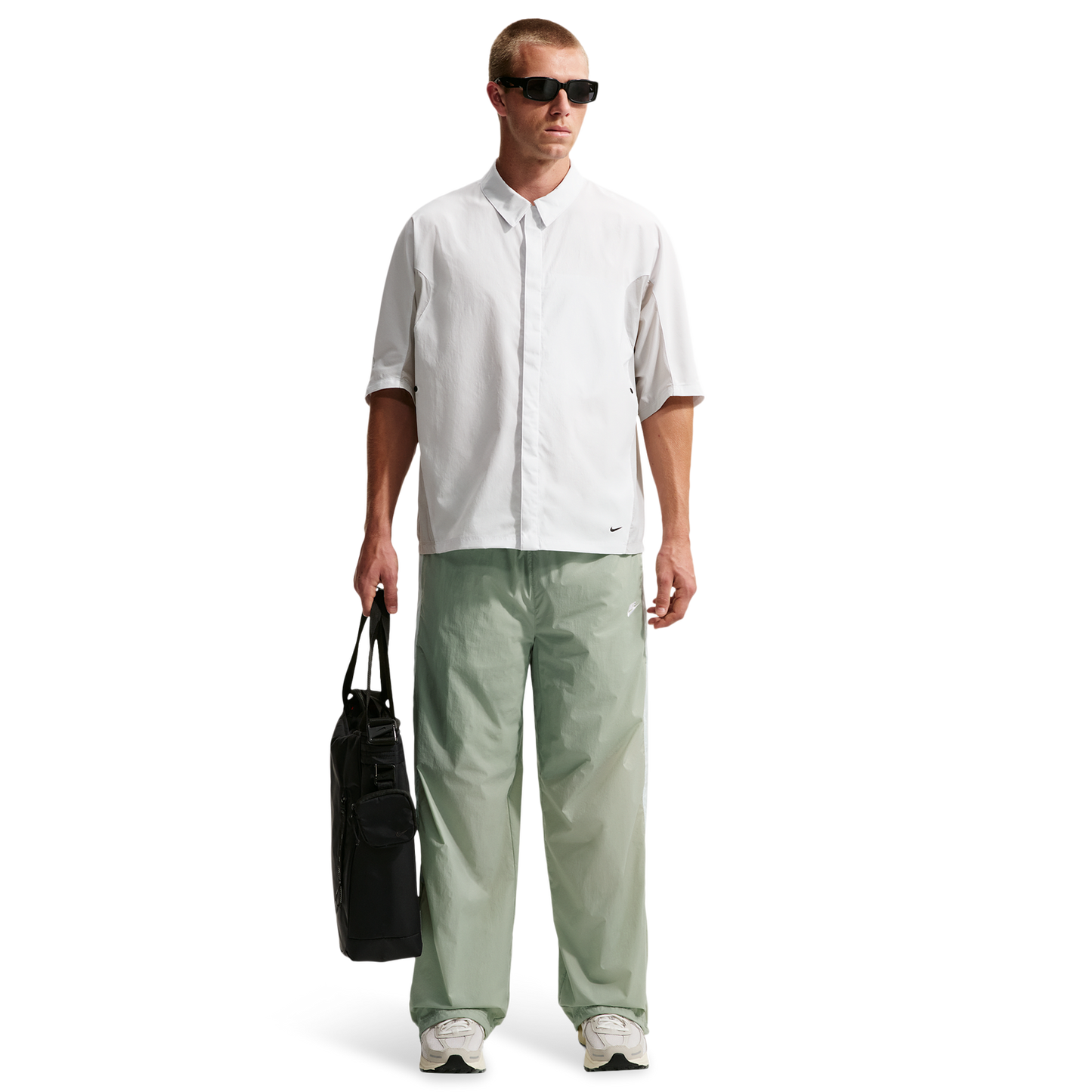 Nike Windrunner Lightweight Unlined UV Pant - Men's - White/Barely Green/Jade Horizon