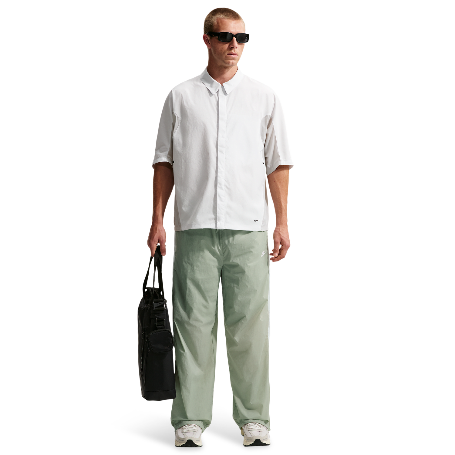 Nike Windrunner Lightweight Unlined UV Pant - Men's - White/Barely Green/Jade Horizon