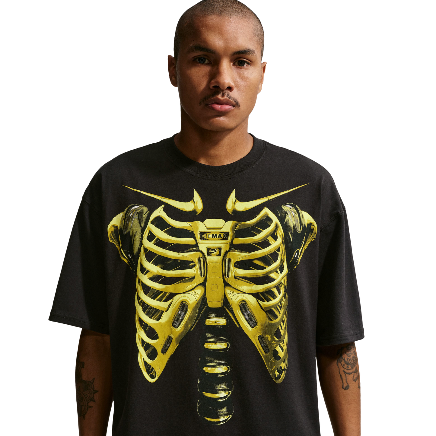 Nike Built Different Max 90 T-Shirt - Men's - Black/Yellow
