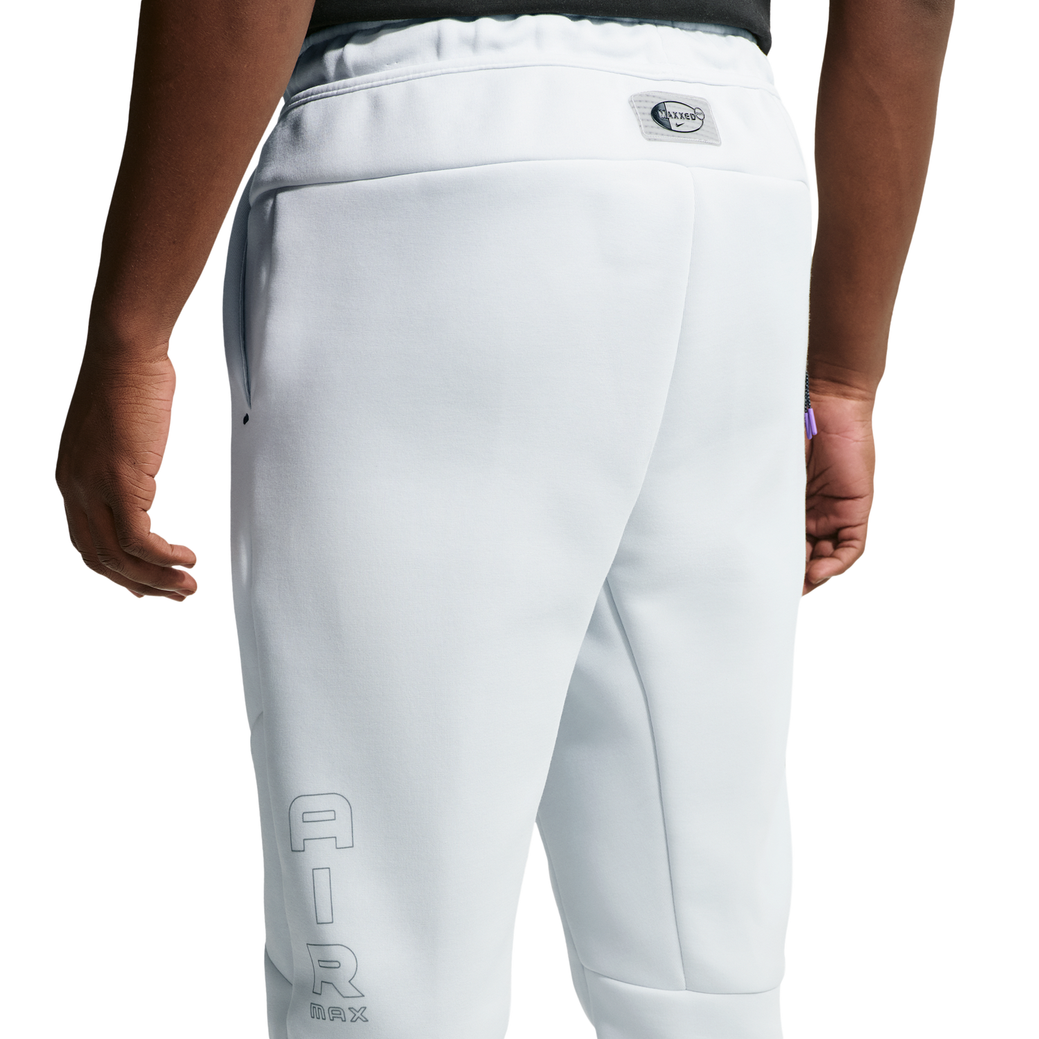 Nike Dri-FIT Retro Fleece Crew - Men's - Bright Violet/Off White