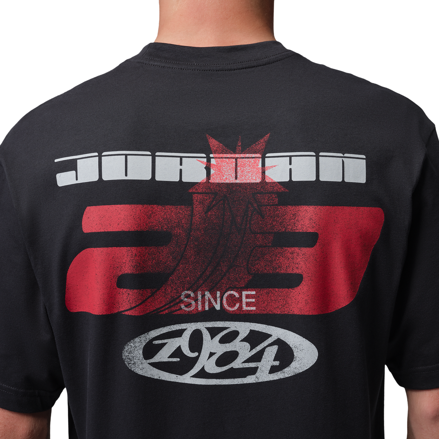 Jordan 23Star Gfx Ss Crew - Men's - Off Noir