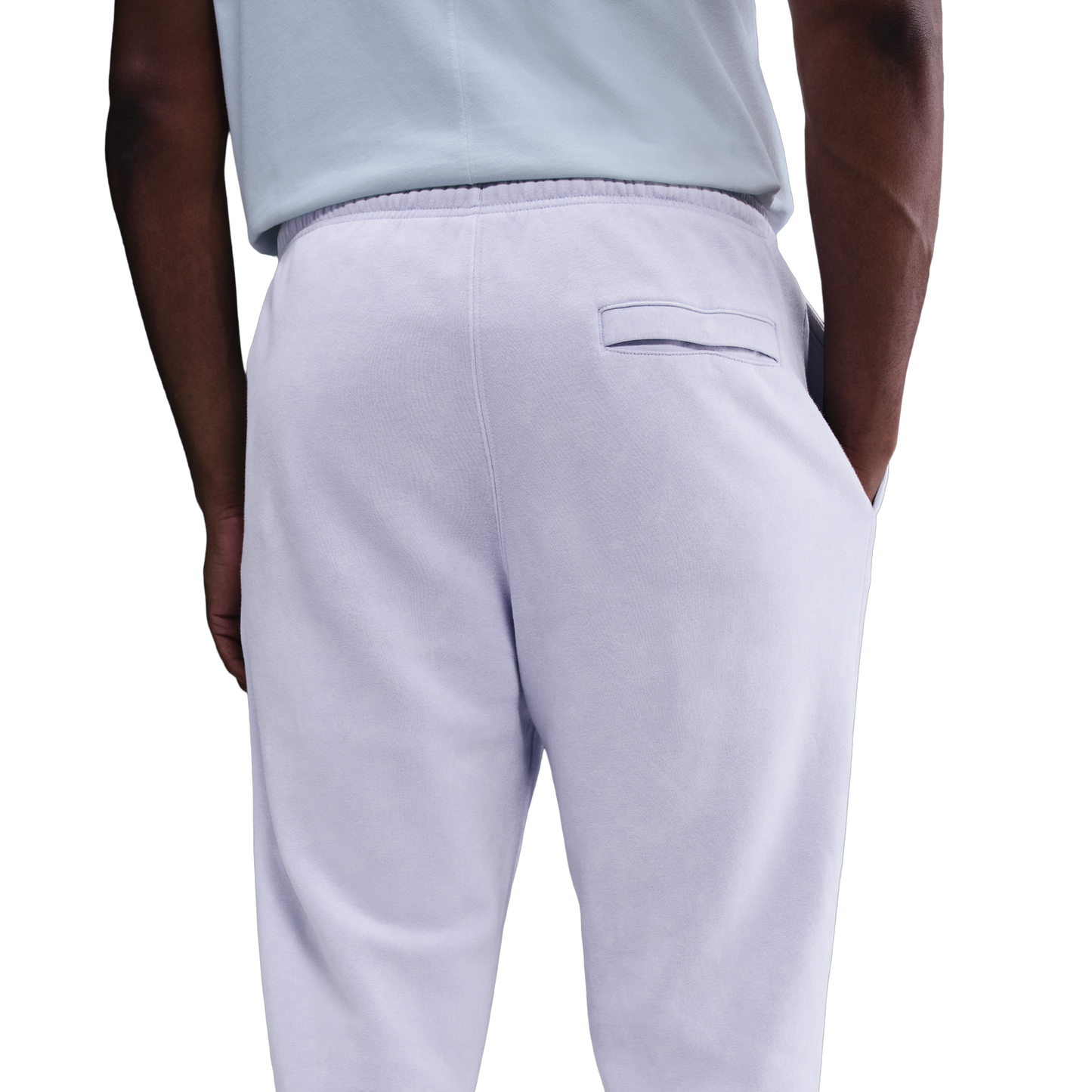 Nike CWash Club Basketball Cuff Pants - Men's - Ghost/Ghost
