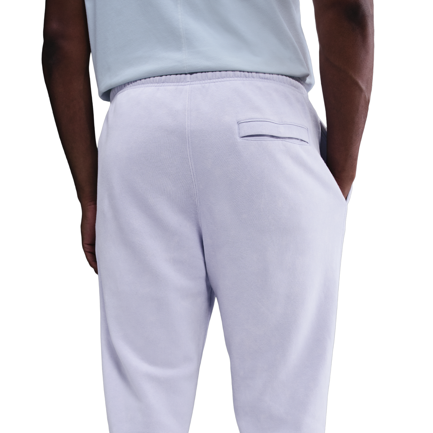 Nike CWash Club Basketball Cuff Pants - Men's - Ghost/Ghost
