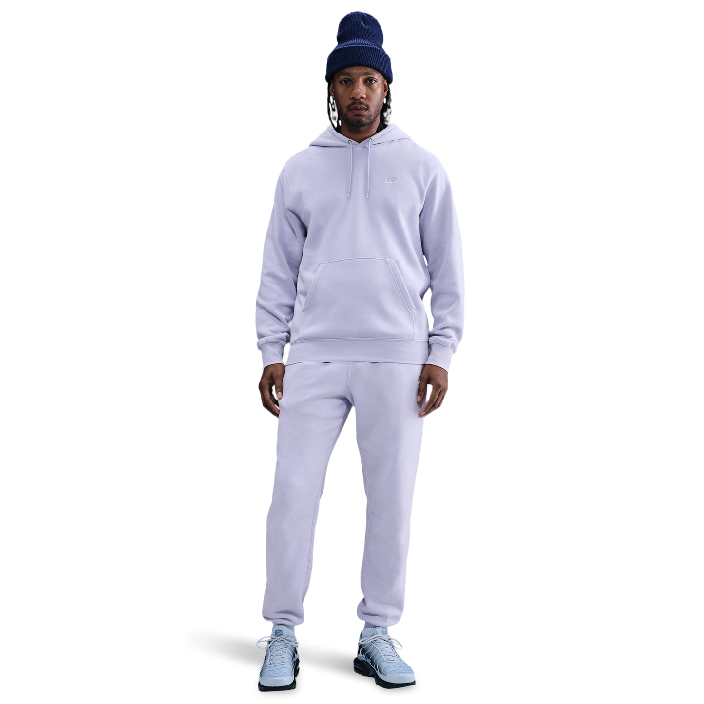 Nike CWash Club Basketball Cuff Pants - Men's - Ghost/Ghost