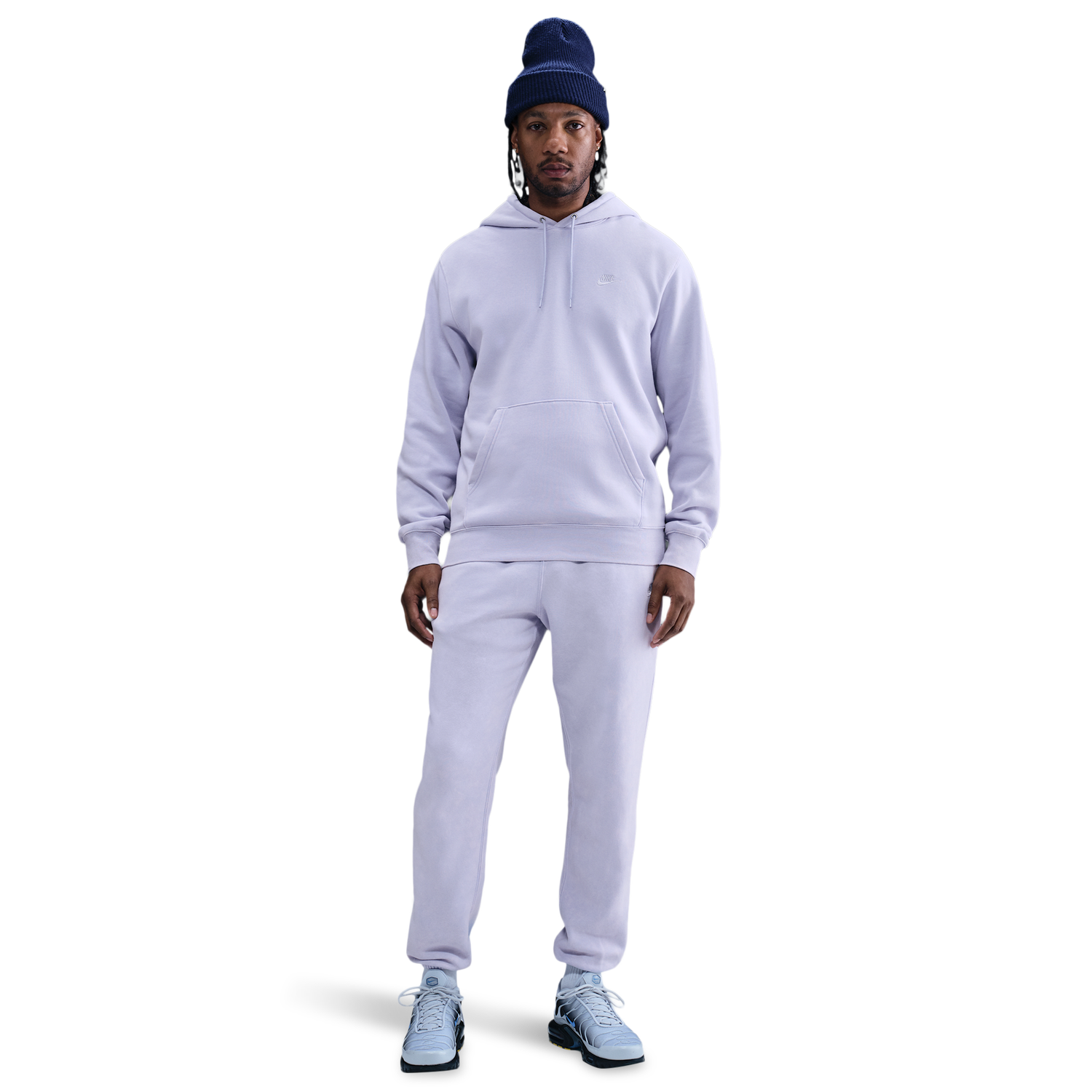 Nike CWash Club Basketball Cuff Pants - Men's - Ghost/Ghost
