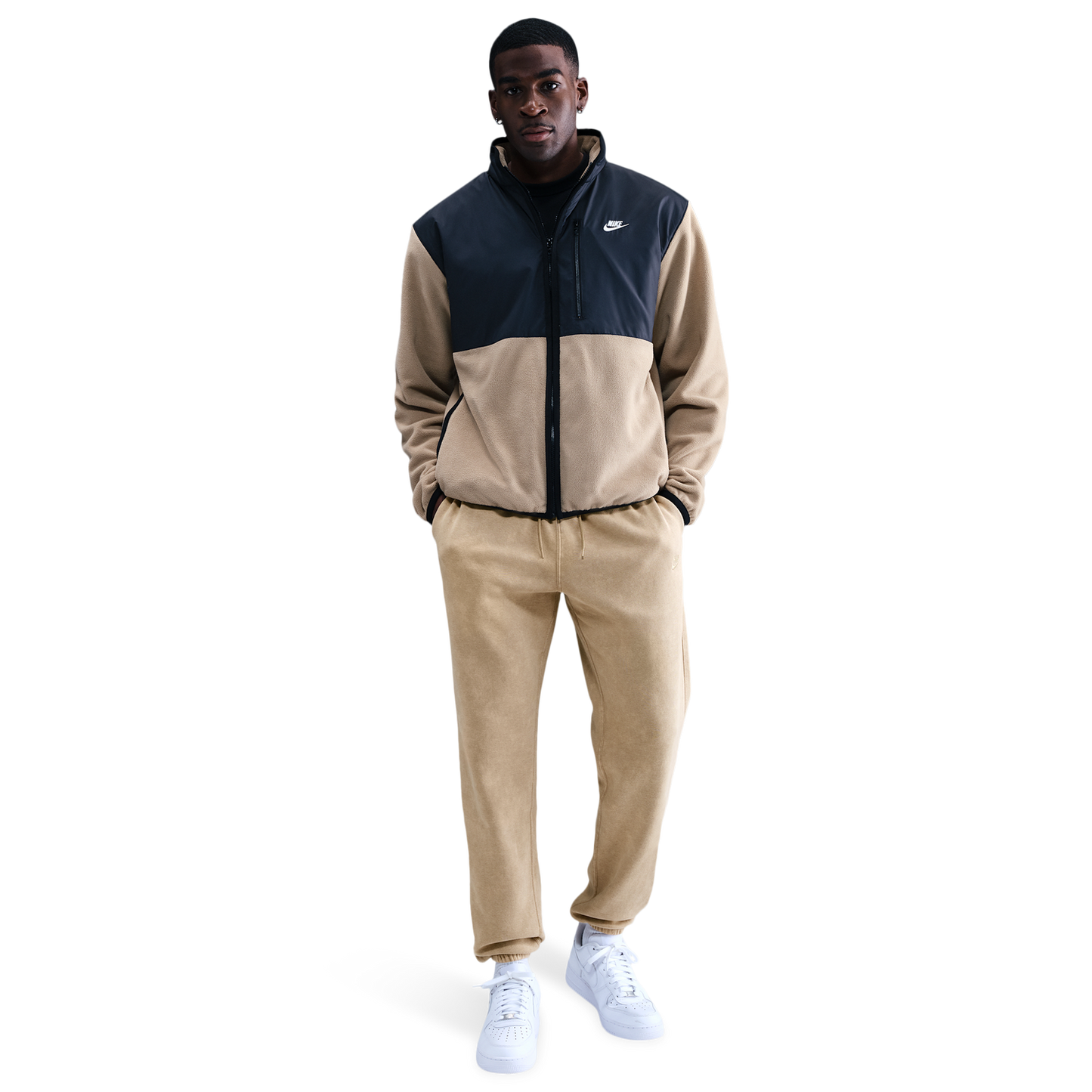 Nike CWash Club Basketball Cuff Pants - Men's - Beige