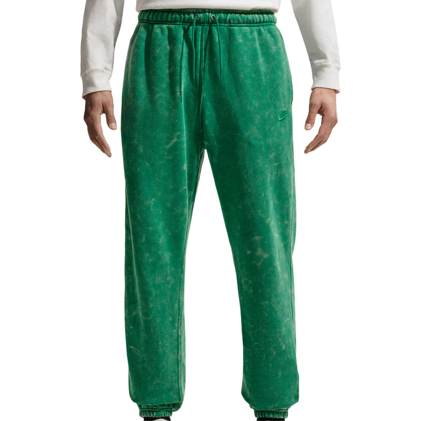 Nike CWash Club Basketball Cuff Pants - Men's - Malachite/Malachite