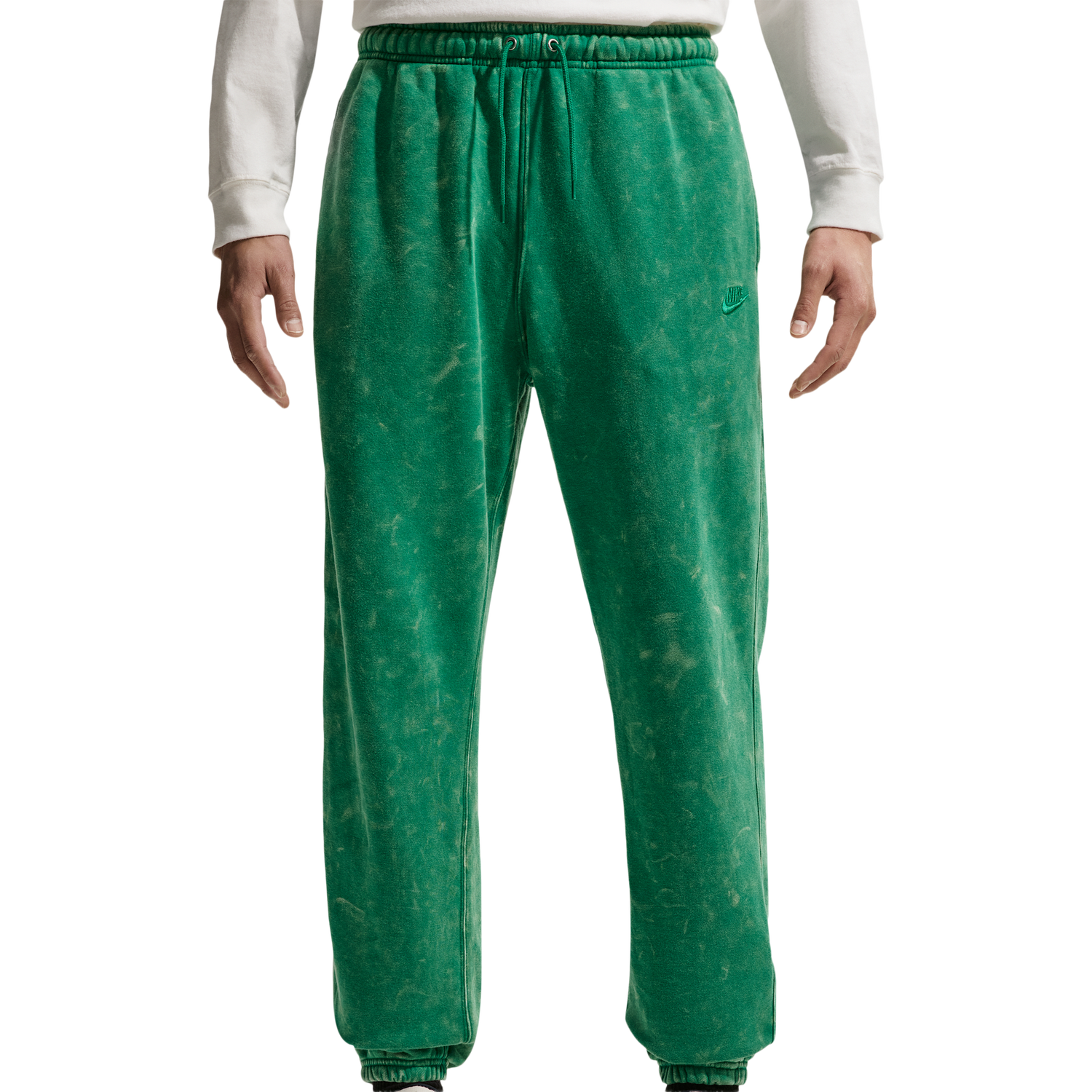 Nike CWash Club Basketball Cuff Pants - Men's - Malachite/Malachite