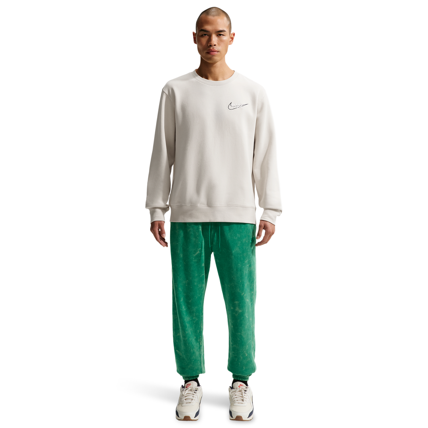 Nike CWash Club Basketball Cuff Pants - Men's - Malachite/Malachite