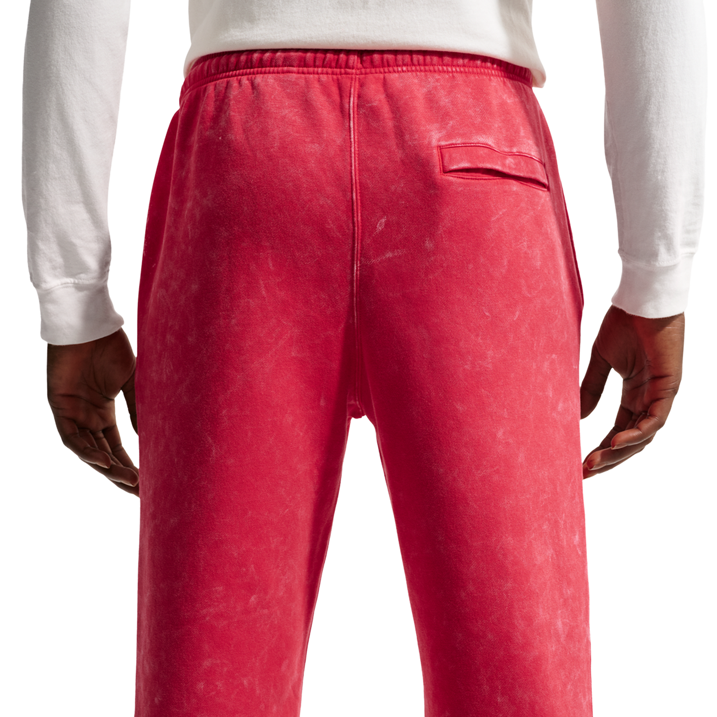 Nike CWash Club Basketball Cuff Pants - Men's - University Red/University Red