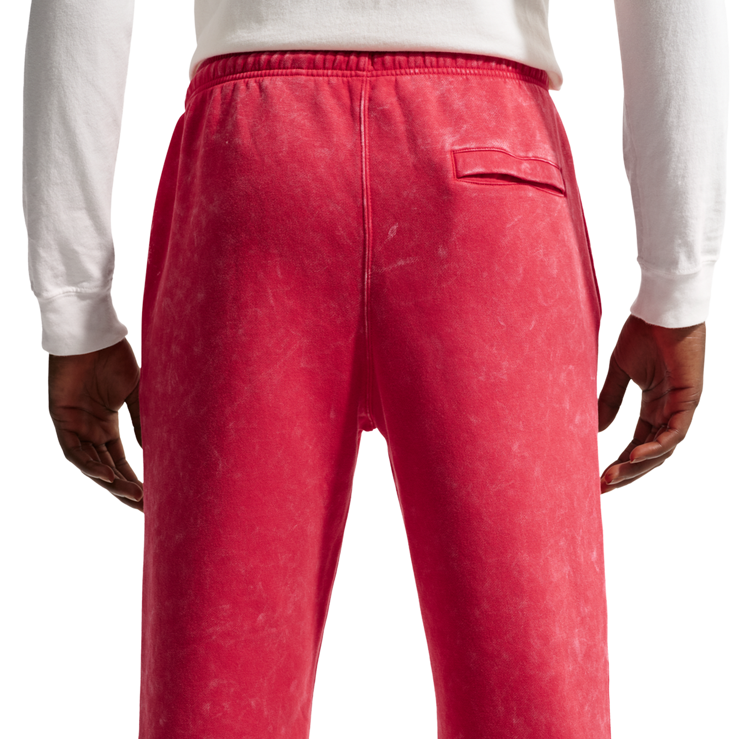 Nike CWash Club Basketball Cuff Pants - Men's - University Red/University Red