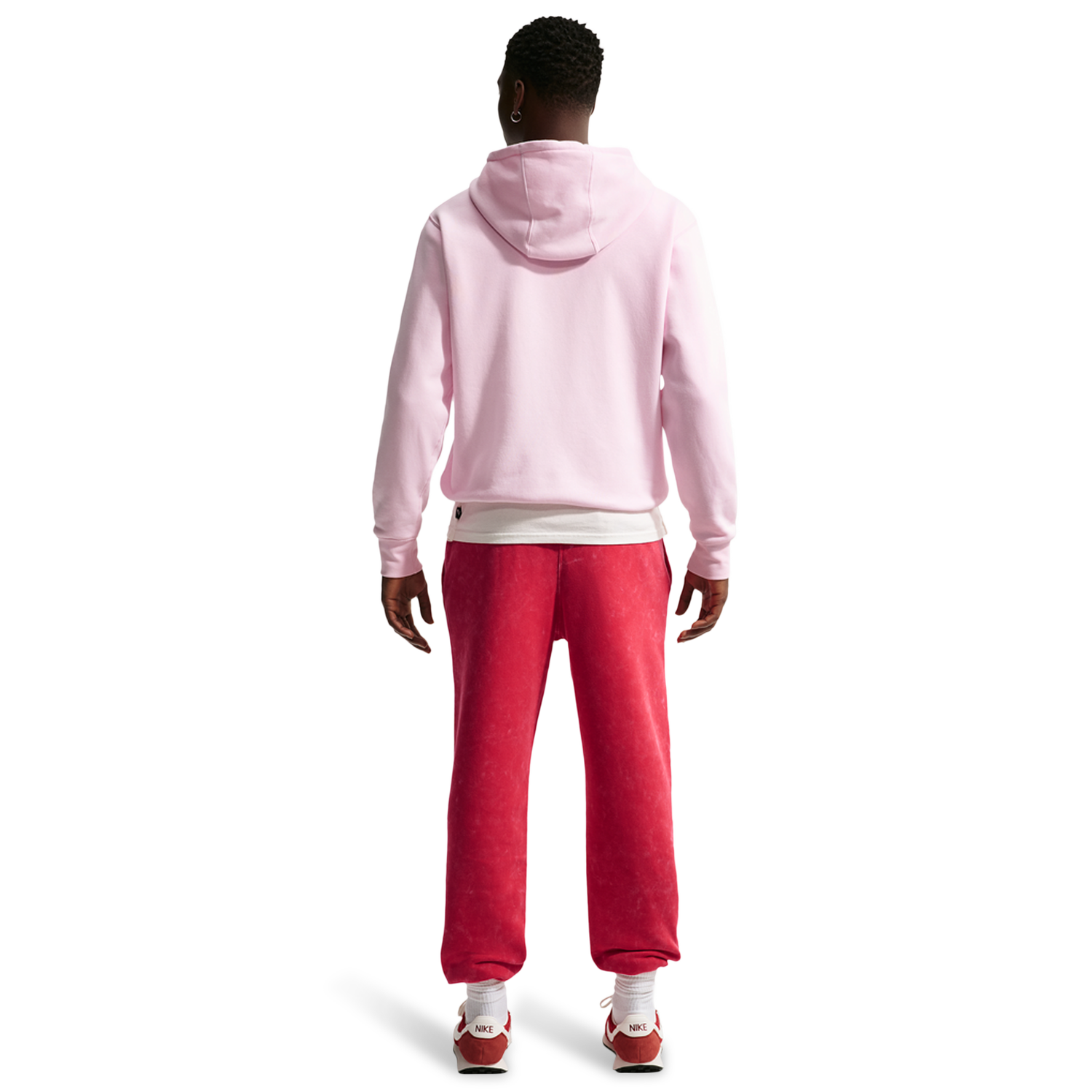 Nike CWash Club Basketball Cuff Pants - Men's - University Red/University Red