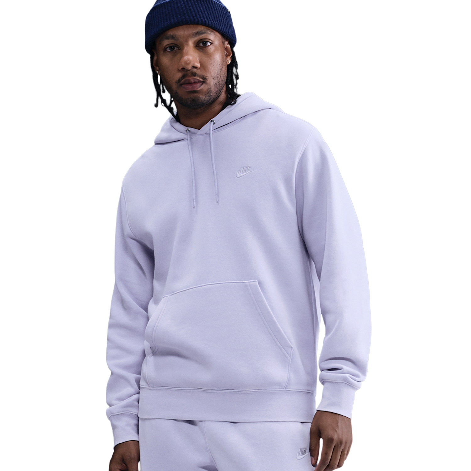 Nike CWash Club Basketball Hoodie - Men's - Ghost/Ghost