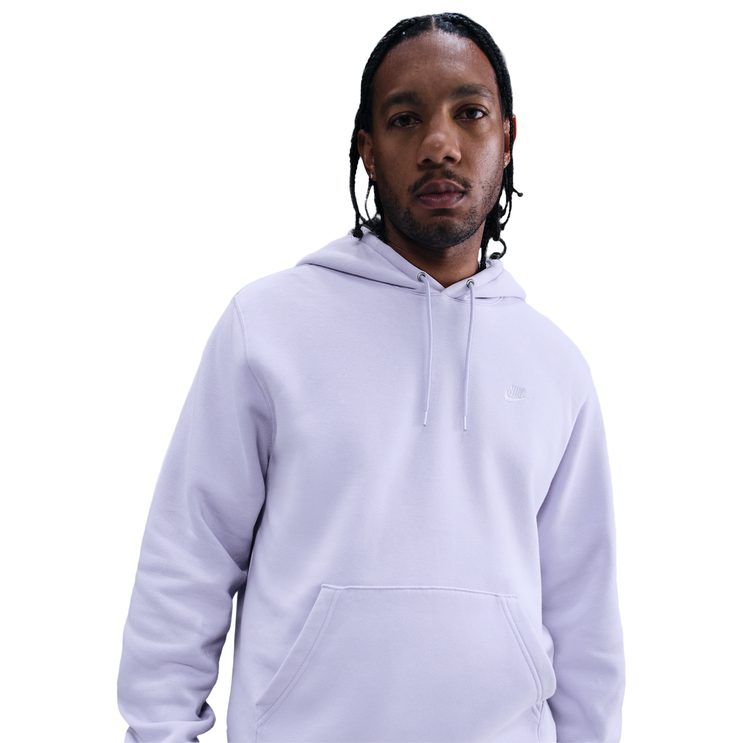 Nike CWash Club Basketball Hoodie - Men's - Ghost/Ghost