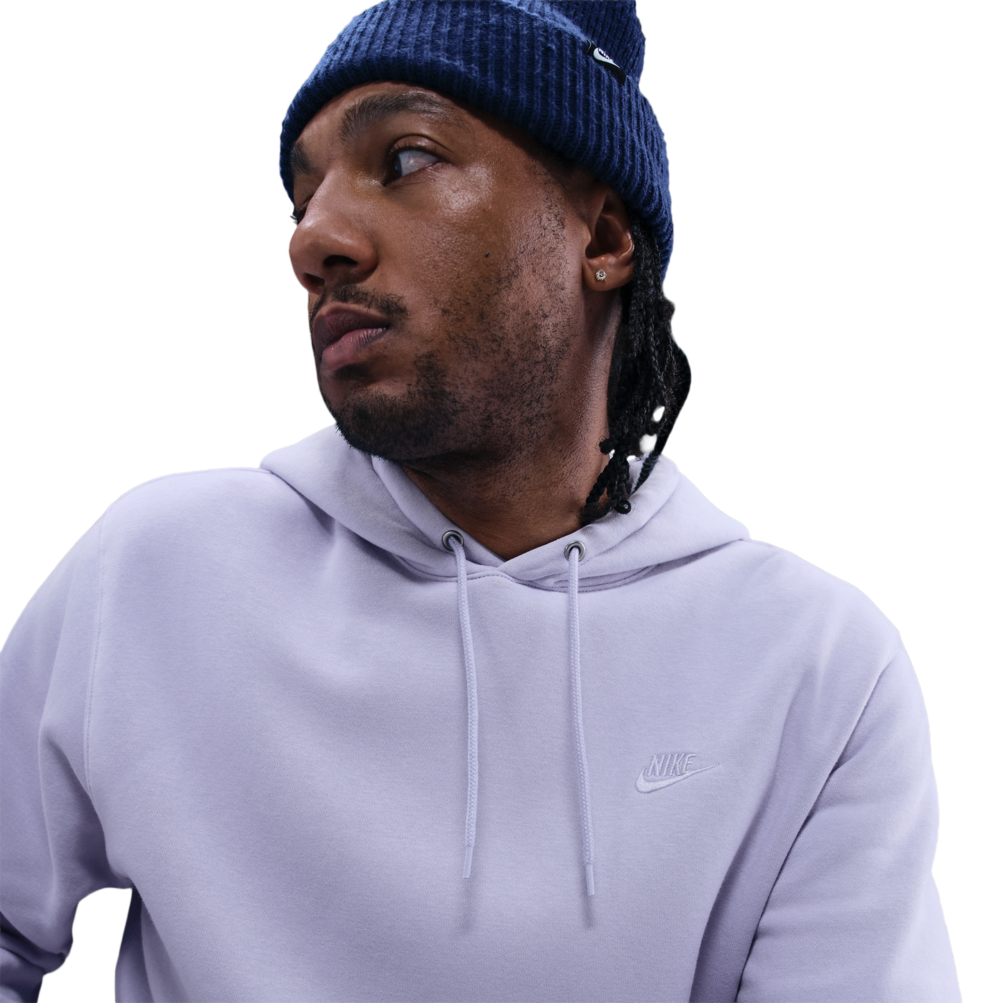 Nike CWash Club Basketball Hoodie - Men's - Ghost/Ghost