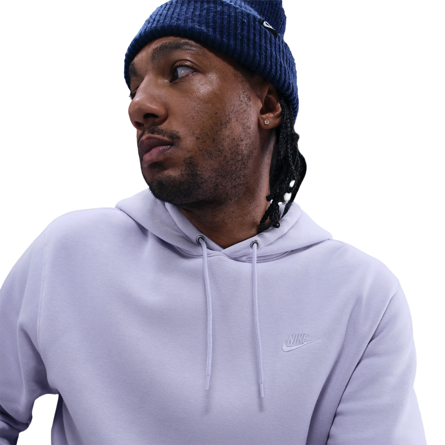 Nike CWash Club Basketball Hoodie - Men's - Ghost/Ghost