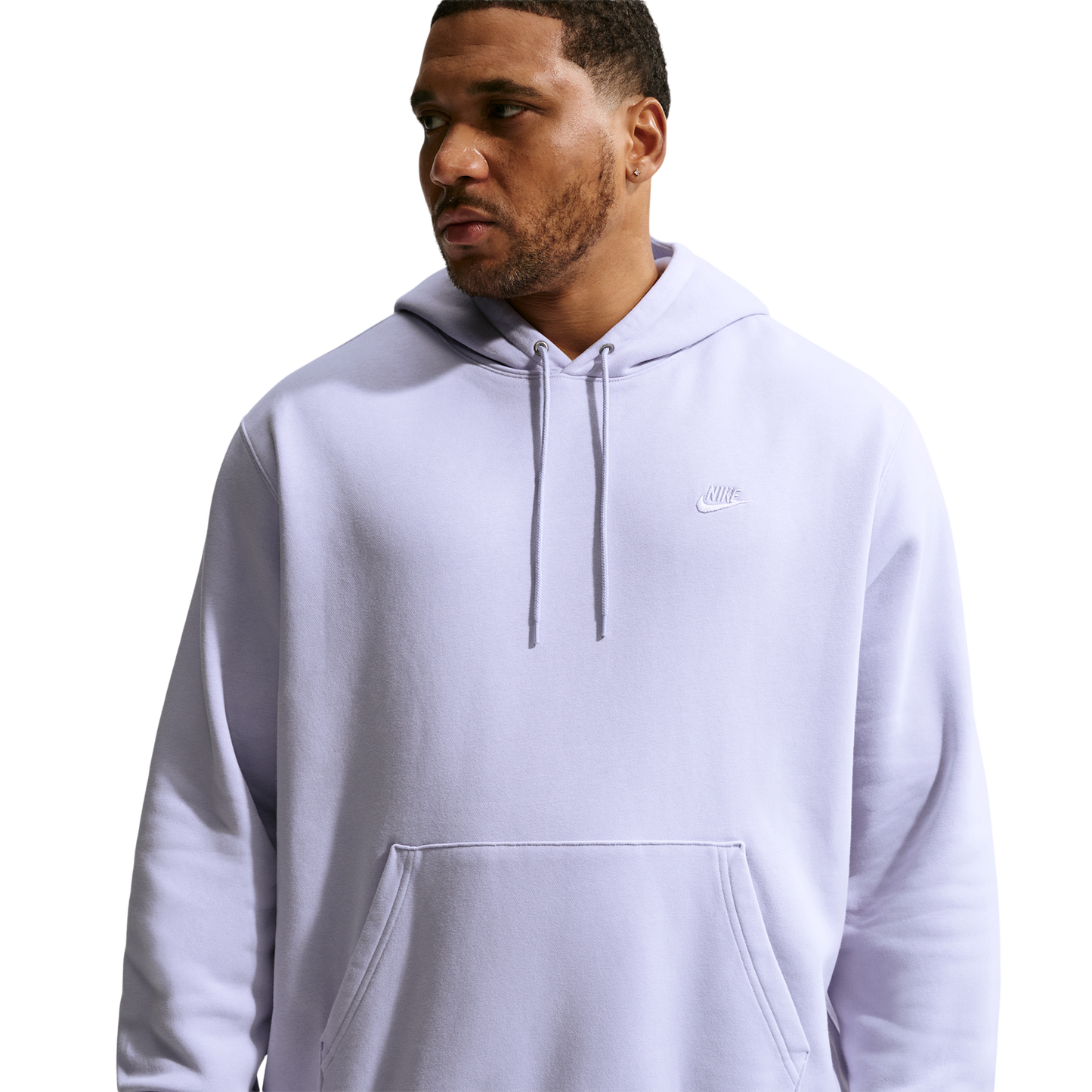 Nike CWash Club Basketball Hoodie - Men's - Ghost/Ghost