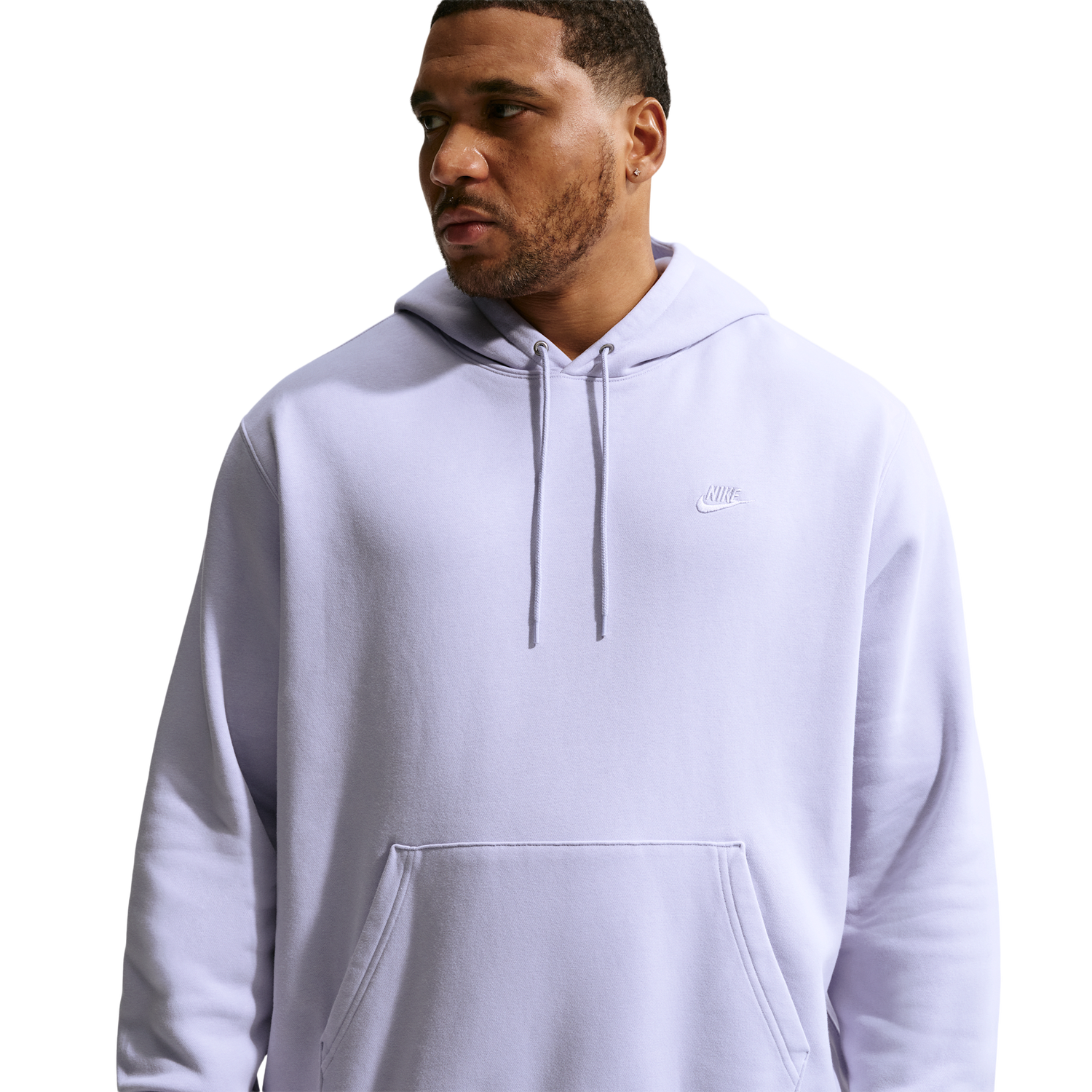 Nike CWash Club Basketball Hoodie - Men's - Ghost/Ghost