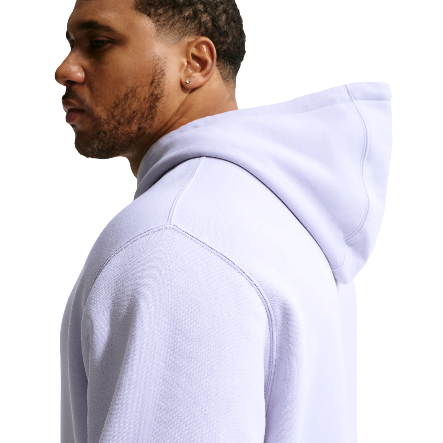Nike CWash Club Basketball Hoodie - Men's - Ghost/Ghost