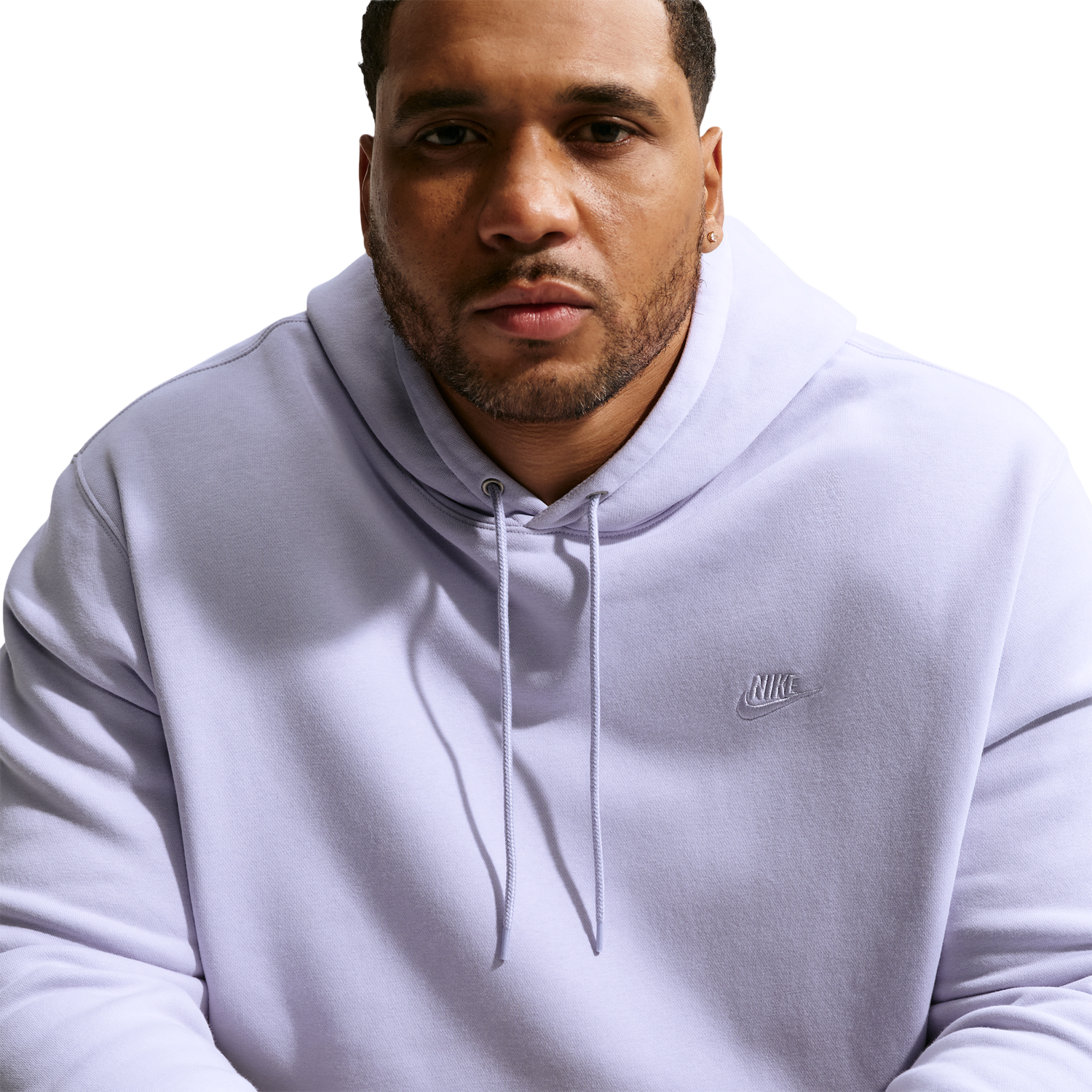 Nike CWash Club Basketball Hoodie - Men's - Ghost/Ghost