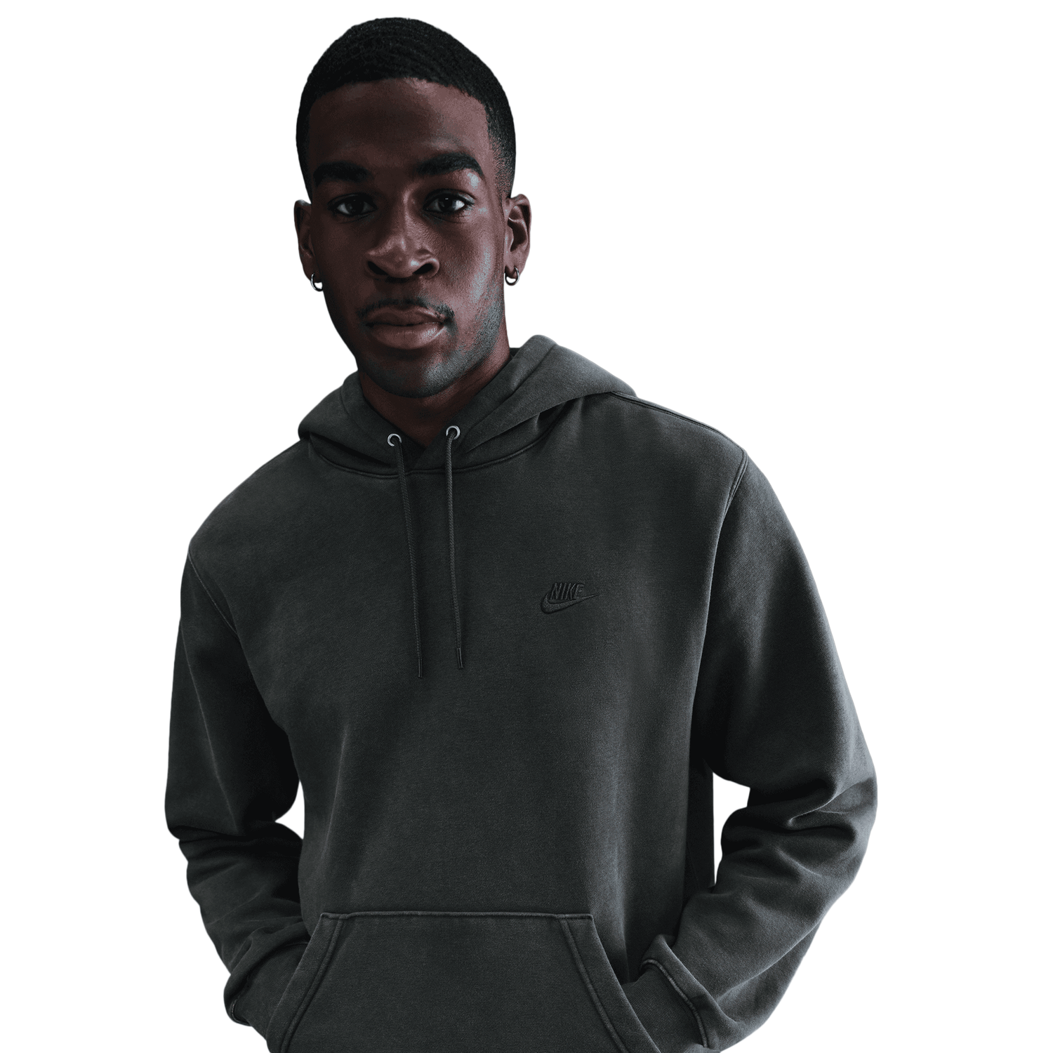 Nike CWash Club Basketball Hoodie - Men's - Anthracite