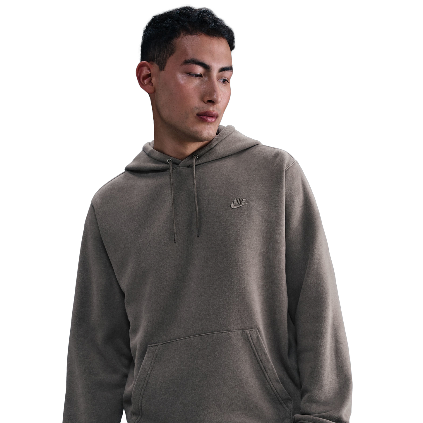 Nike CWash Club Basketball Hoodie - Men's - Cave Stone