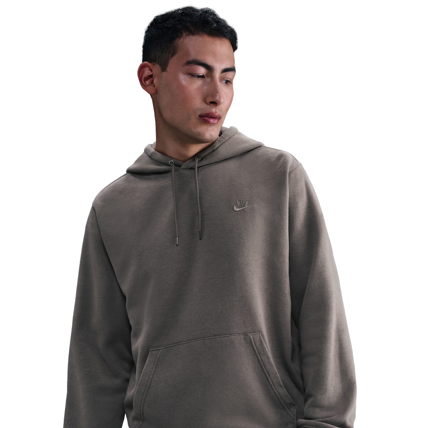 Nike CWash Club Basketball Hoodie - Men's - Cave Stone